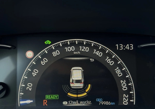 Toyota RAV4 cena 124999 przebieg: 79900, rok produkcji 2019 z Kobylin małe 781